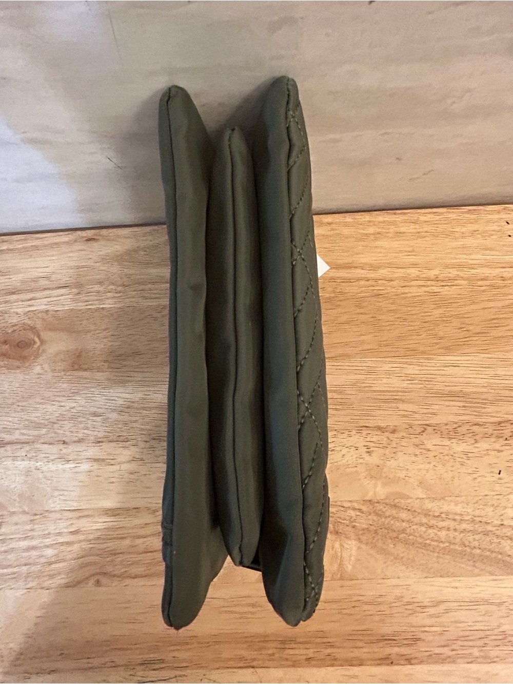 NWT- IHKWIP Triple Quilted Crossbody with Wristlet Strap Military Olive, Bag - Picture 6 of 16